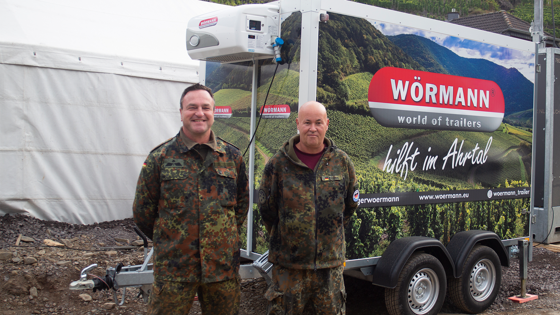 WÖRMANN hilft im Ahrtal!