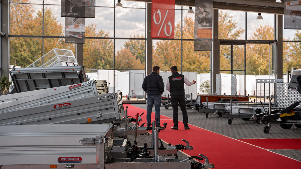 Herbstmesse bei Wörmann - Eine Halle voller Anhänger zum Aktionspreis!