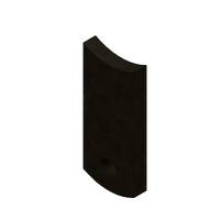 Radstoßdämpferhalter schweißbar gebogen