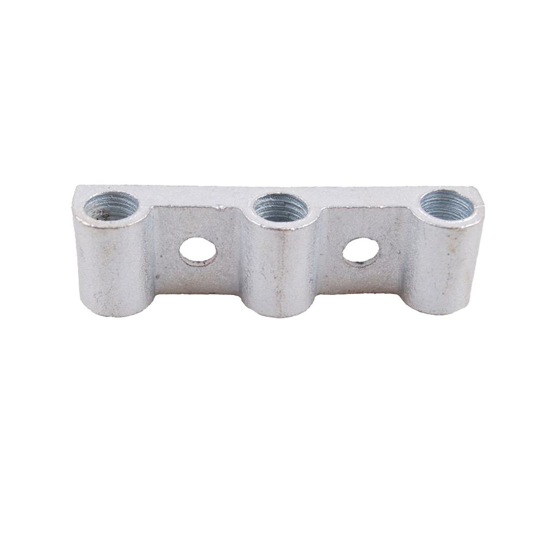 Seitenwandhalter hinten für Brust/Heckstange 3-Fach-Hülse