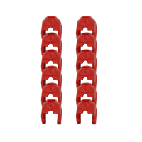 Soft Dock Kappe rot  12ST im Karton Display