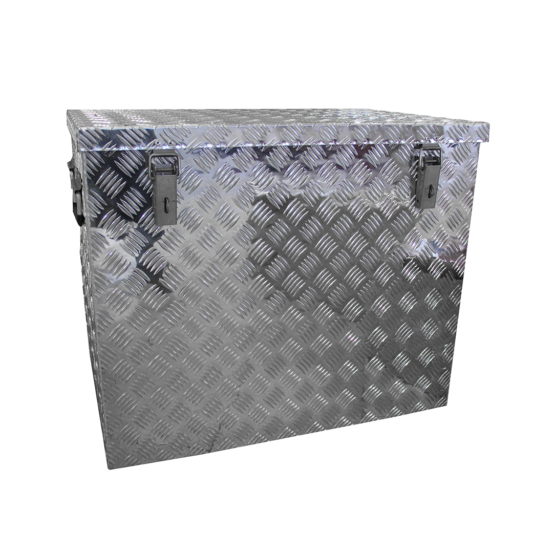 Werkzeugkasten, Alu-Riffelblech abschliessbar 750x500x625mm
