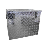 Werkzeugkasten, Alu-Riffelblech abschliessbar 750x500x625mm
