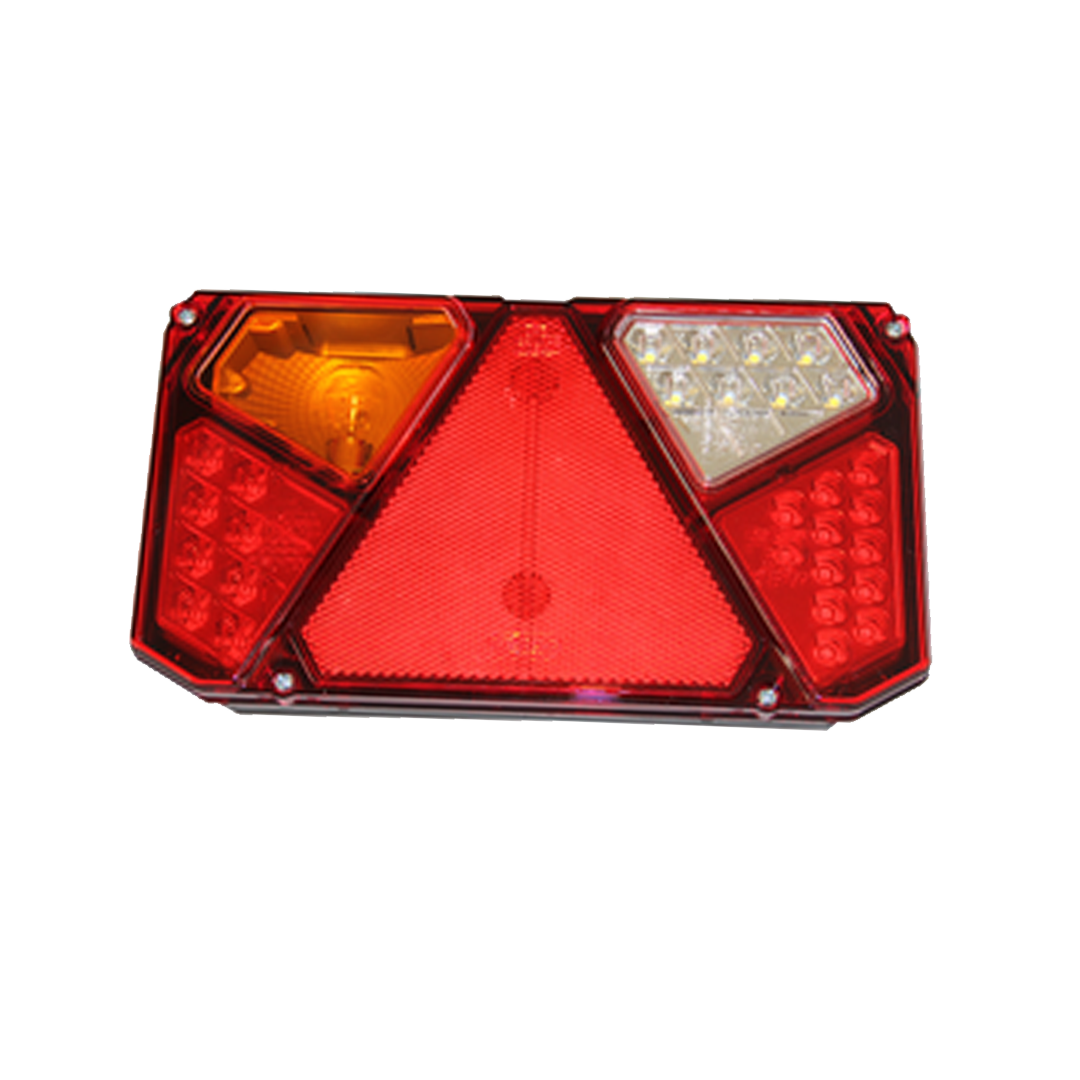 Mehrkammerleuchte LED eckig links