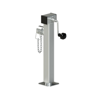 Drehkurbelstütze 550 mm mit 6-Kantansatz, 1300kg