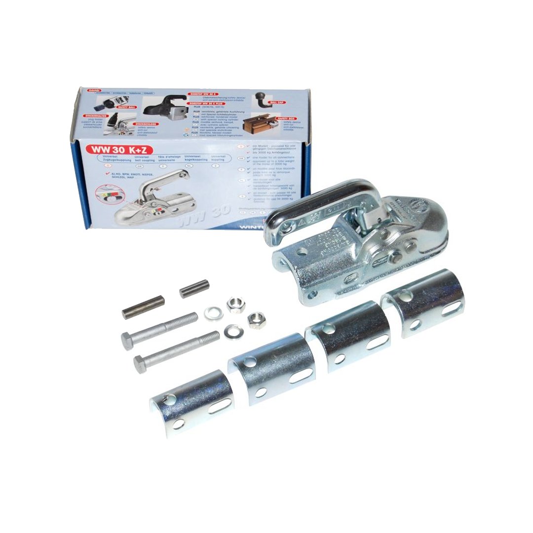 Winterhoff Kugelkupplung bis 3000 kg, WW 30, für alle gängigen Anschlüsse