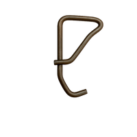 Ersatzfeder für Winkelhebelverschluﬂ Größe 0 + 1 links