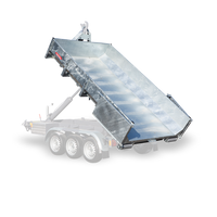 Muldencontainer als Stahlblechwanne mit Doppelflügeltüre hinten 300 X 185 X 57 cm