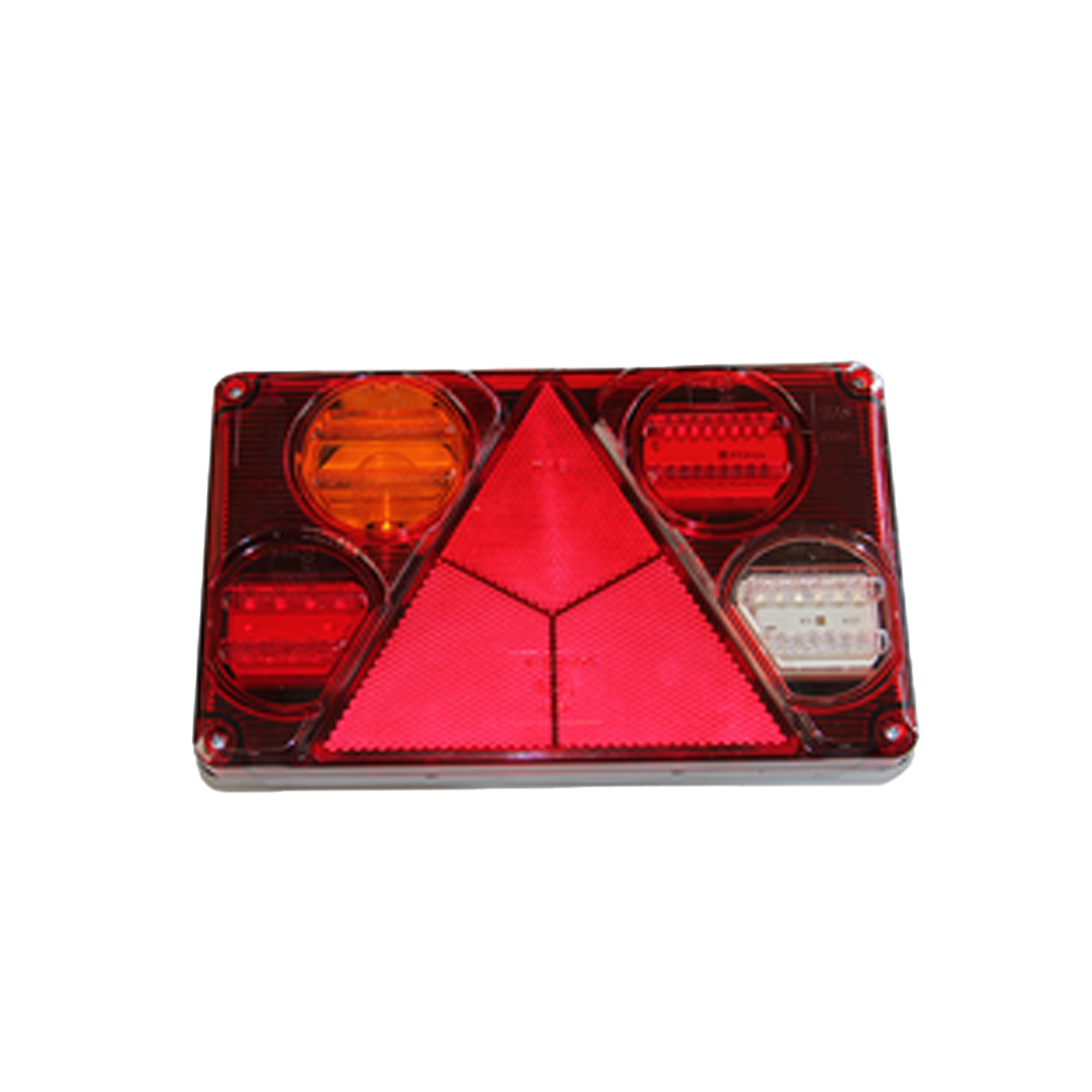 Mehrkammerleuchte LED rund links