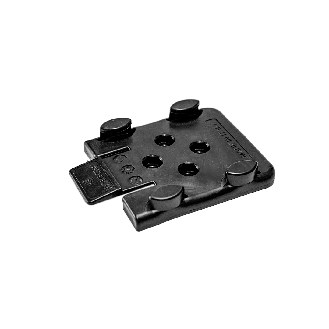 Unterlegkeilhalter Kunstoff schwarz rund