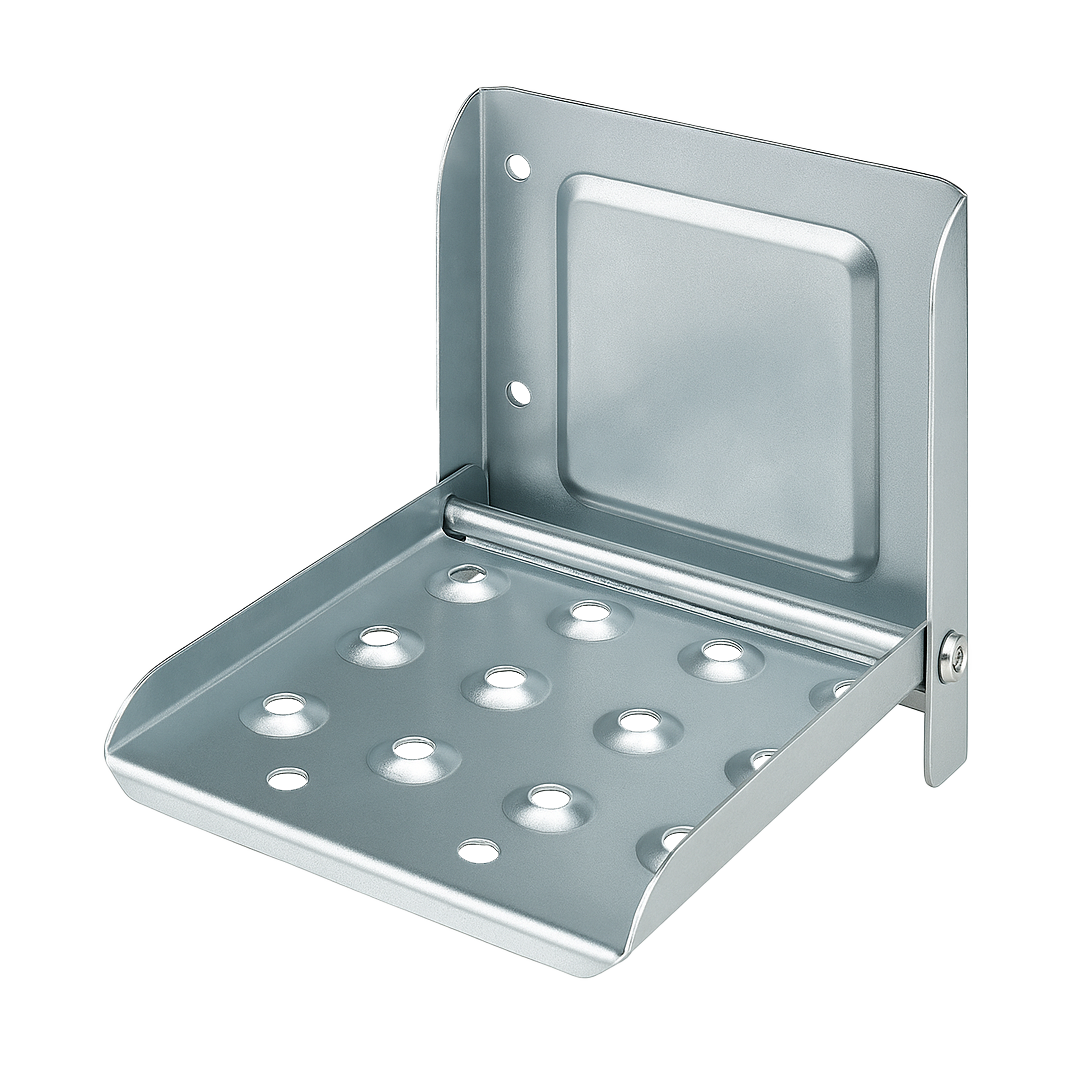 Klapptritt, verzinkt, 170x145 mm