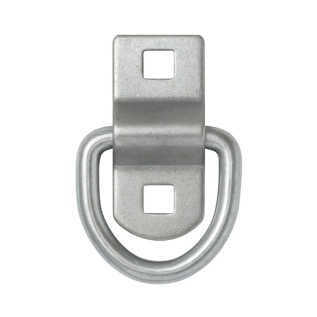 Lasche mit Ring, Größe 1, Rostfrei, 2 teilig