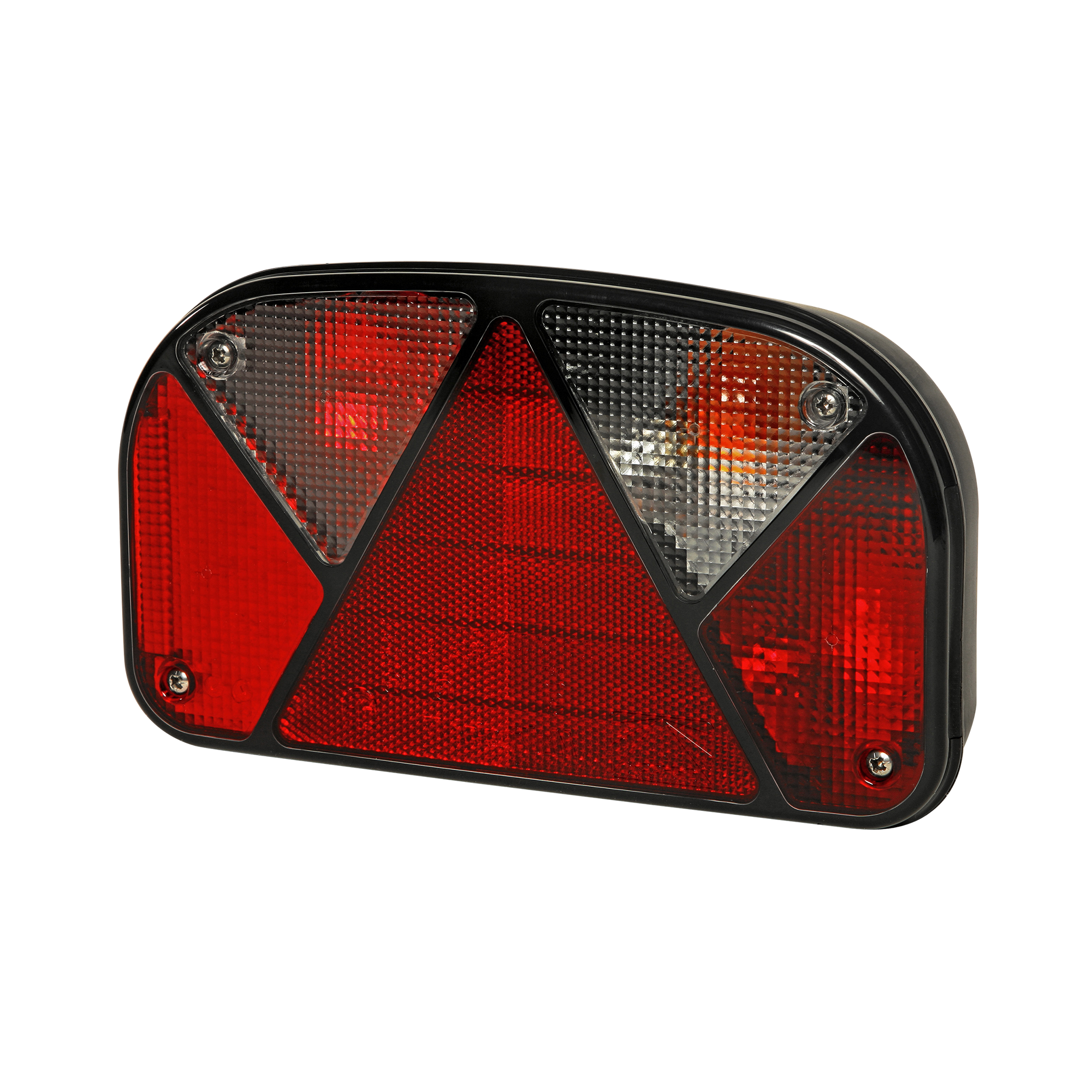 Aspöck Multipoint II Rückleuchte kpl. rechts mit schwarzem Gitter RFS