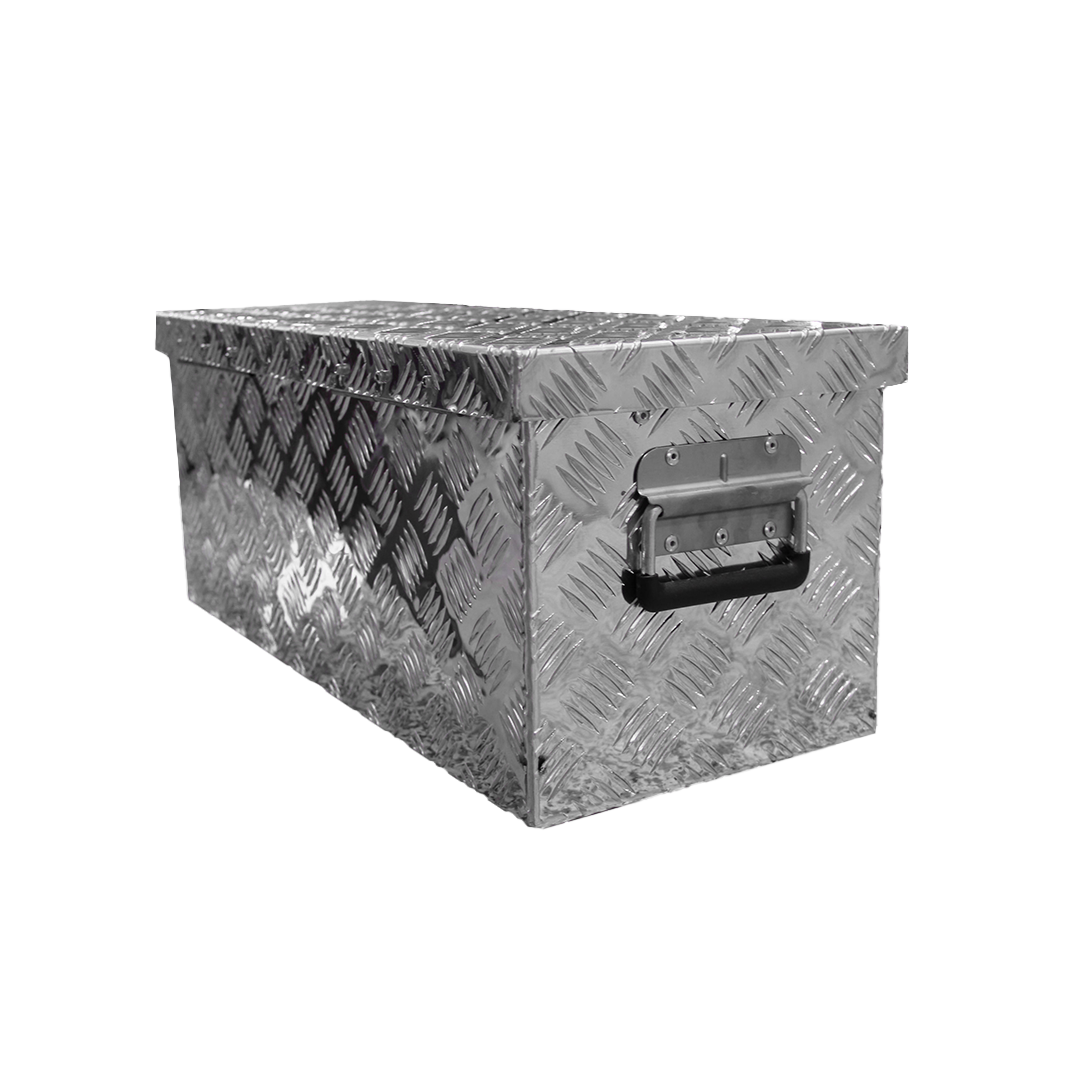 Werkzeugkasten, Alu-Riffelblech abschliessbar 600x250x250mm