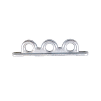 Trennwandhalter hinten für Brust/Heckstange 3-fach Öse