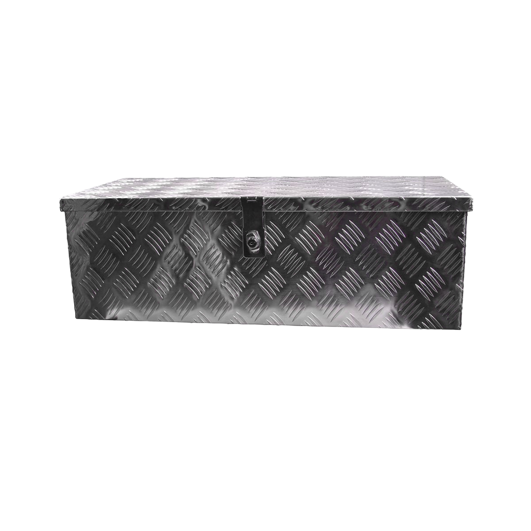 Werkzeugkasten, Alu-Riffelblech abschliessbar 500x170x200mm