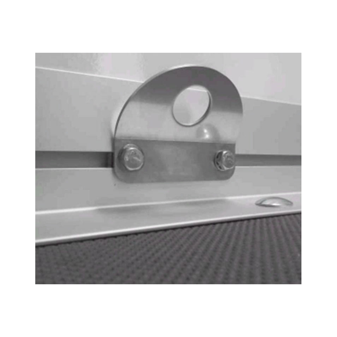 Zurrbügel mit Gegenplatte (für Führungsschiene)