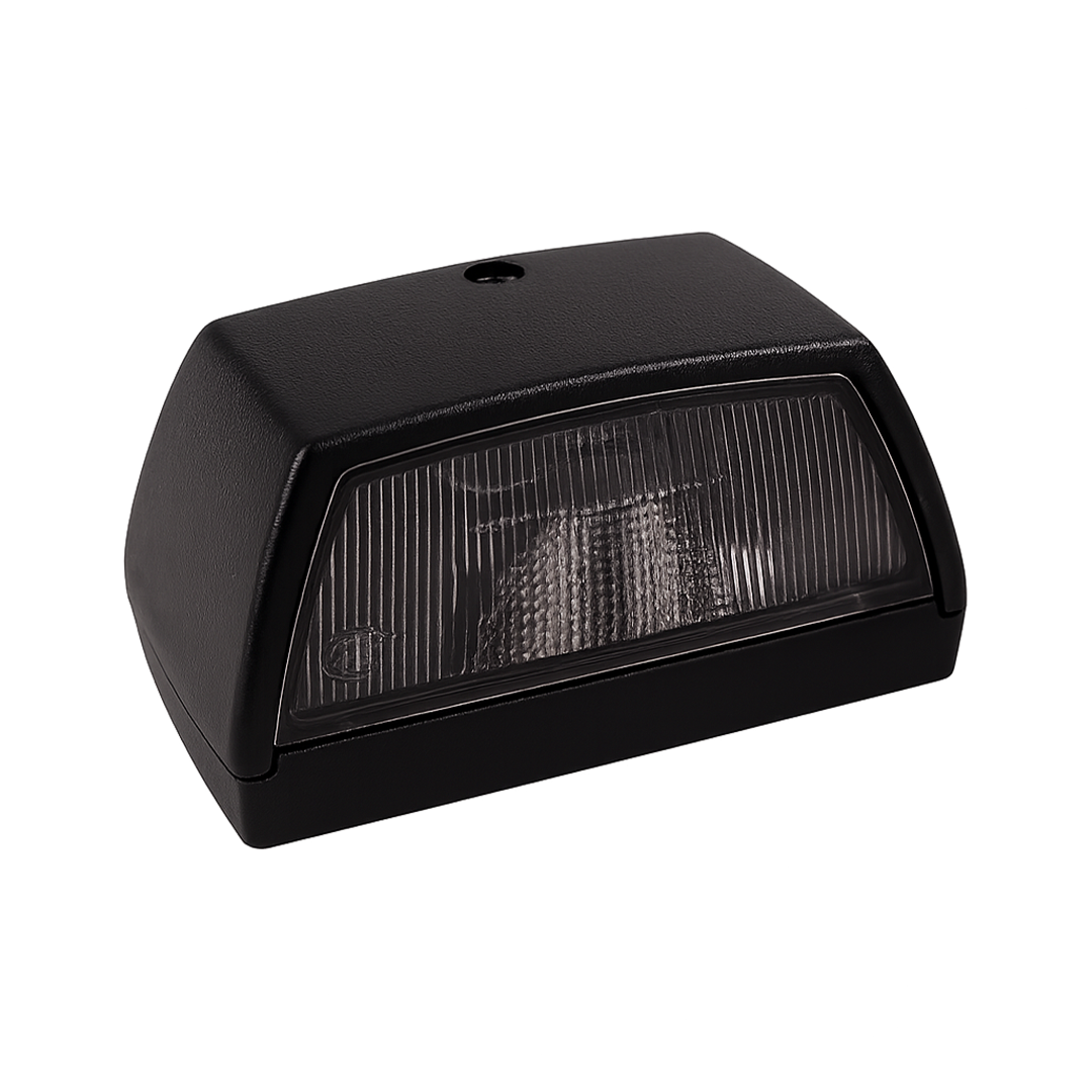 Kennzeichenleuchte schwarz