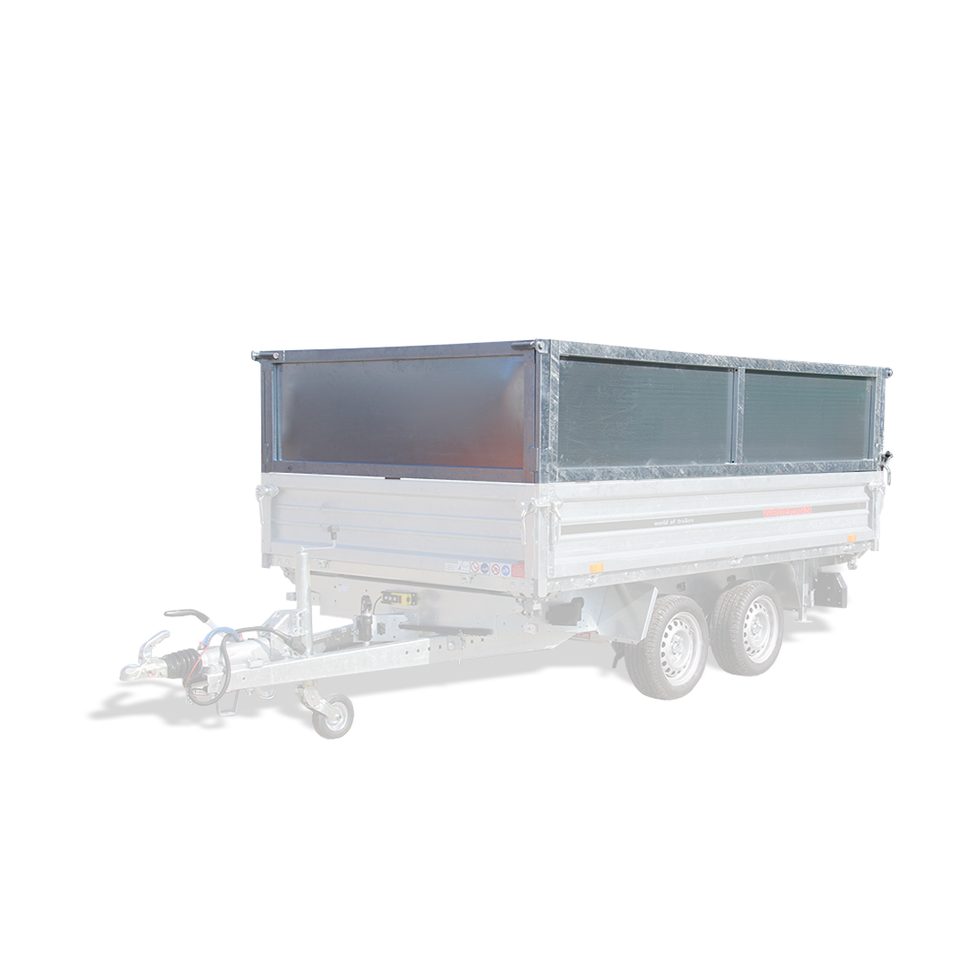 Stahl-Blechaufbau 600 mm pendelbar / Gala 32/180