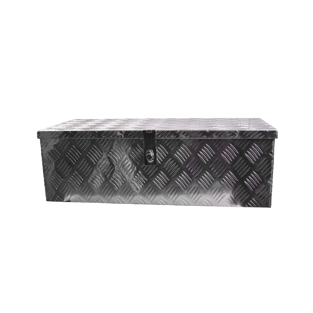 Werkzeugkasten, Alu-Riffelblech abschliessbar 1078x225x255 mm