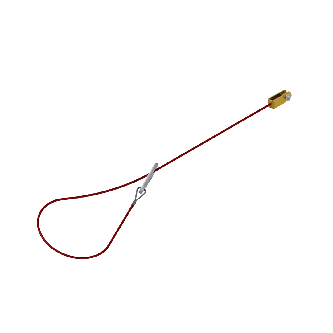 Abreißseil mit Gabelkopf 900 - 950 mm, PVC ummantelt