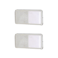 Seitenstrahler eckig 90x40 weiß 2er Set
