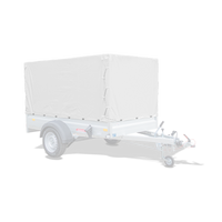 Spriegel und Plane LH 1300 mm für Alustar 25/131 Farbe: weiß
