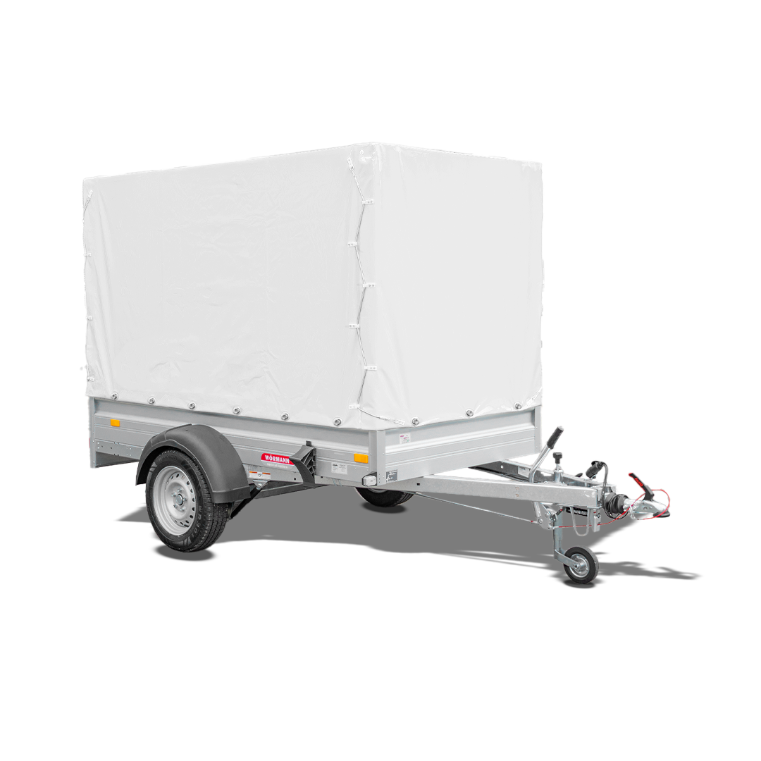 Spriegel und Plane LH 1600 mm für Alustar 25/131 Farbe: weiß