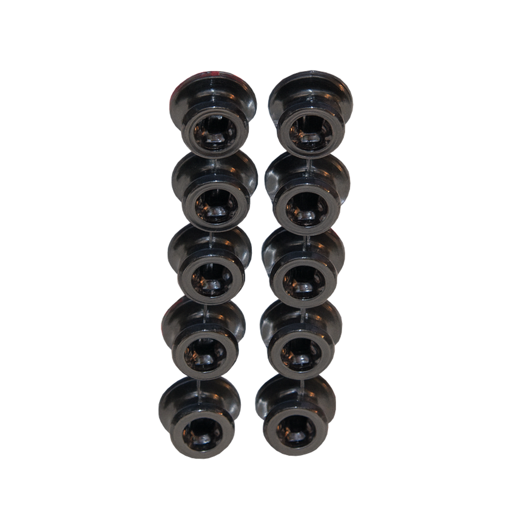 Planenschnurhalteknopf, Kunstoff, schwarz 10er Set