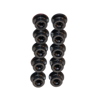 Planenschnurhalteknopf, Kunstoff, schwarz 10er Set